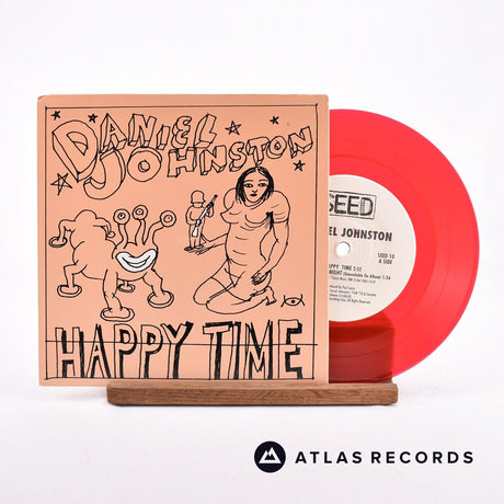 Daniel Johnston Happy Time 7" Vinyl Record - Front Cover & Record