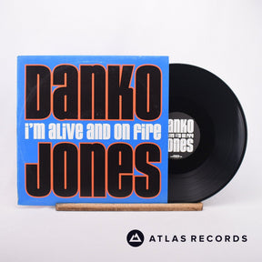 Danko Jones I'm Alive And On Fire LP Vinyl Record - Front Cover & Record