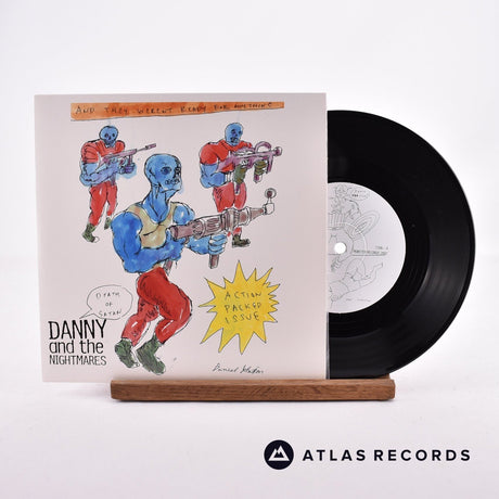 Danny And The Nightmares Death Of Satan 7" Vinyl Record - Front Cover & Record
