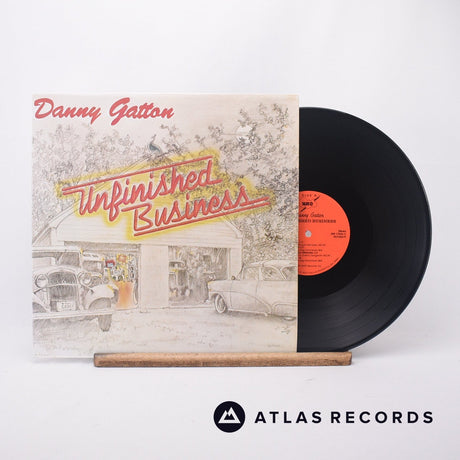 Danny Gatton Unfinished Business LP Vinyl Record - Front Cover & Record