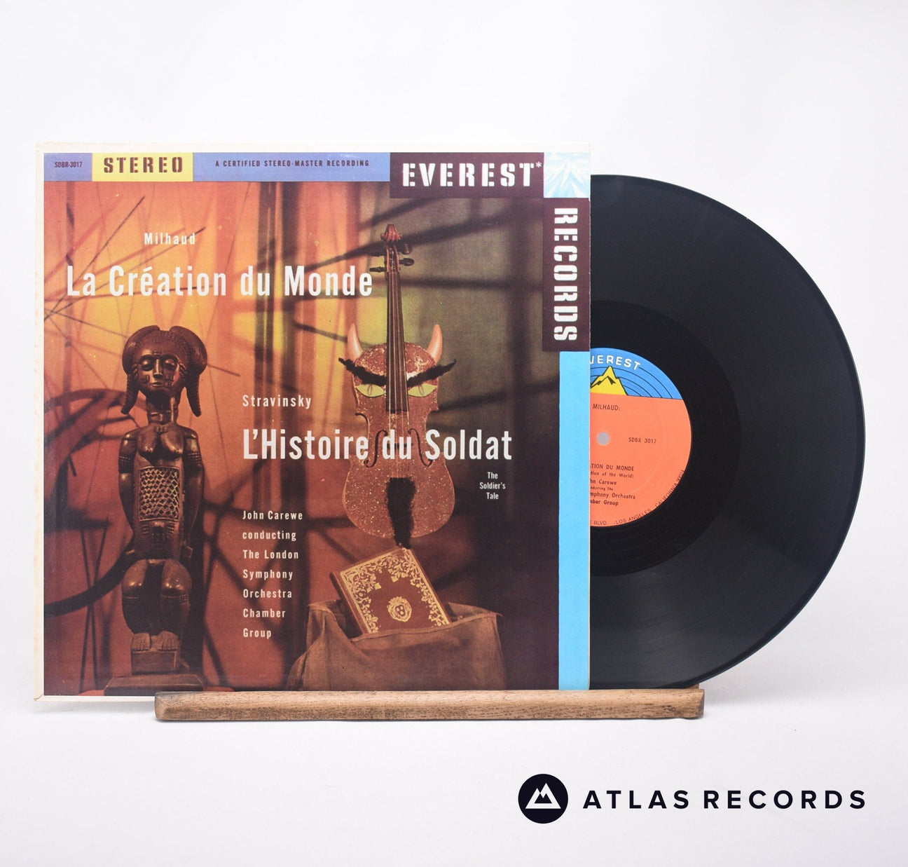 Darius Milhaud La Création Du Monde LP Vinyl Record - Front Cover & Record