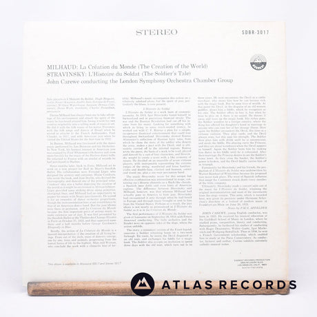 Darius Milhaud - La Création Du Monde - LP Vinyl Record - VG+/VG+