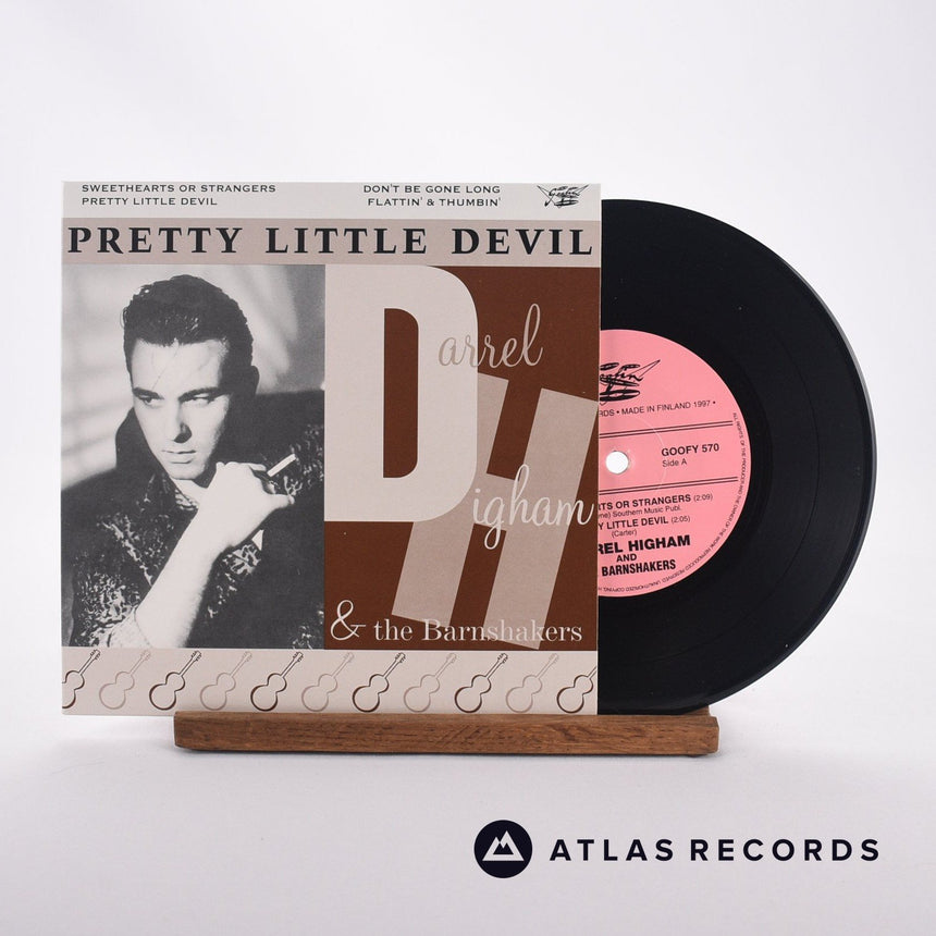 Darrel Higham Pretty Little Devil 7" Vinyl Record - Front Cover & Record