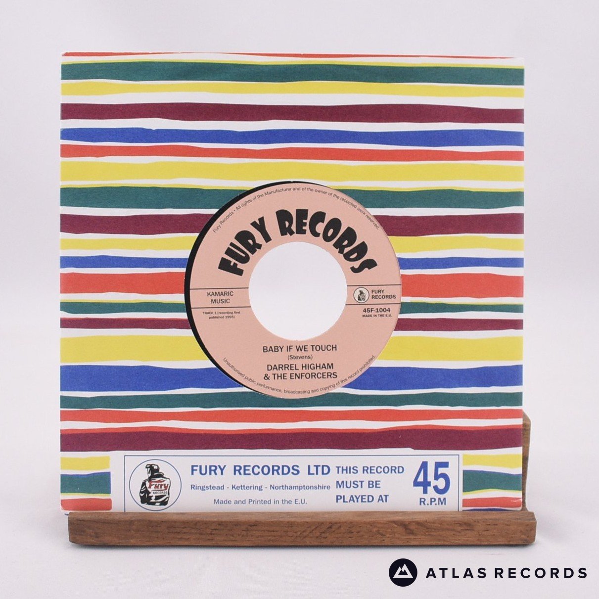 Darrel Higham & The Enforcers Baby If We Touch 7" Vinyl Record - In Sleeve