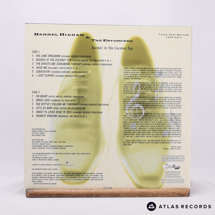 Darrel Higham & The Enforcers - Rockin' At The Coconut Top - LP Vinyl Record