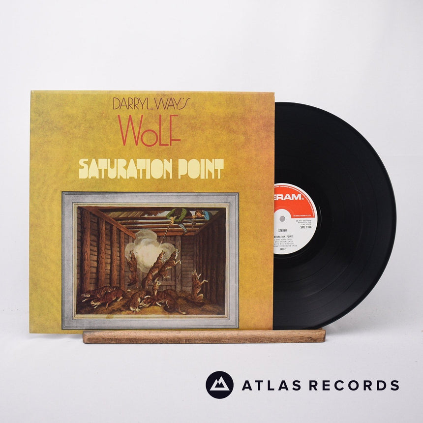 Darryl Way's Wolf - Saturation Point - LP Vinyl Record - EX/EX