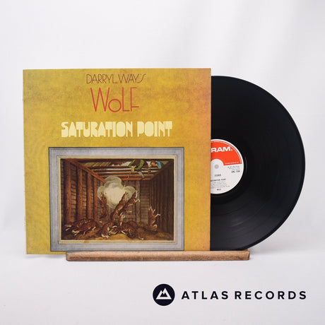Darryl Way's Wolf Saturation Point LP Vinyl Record - Front Cover & Record