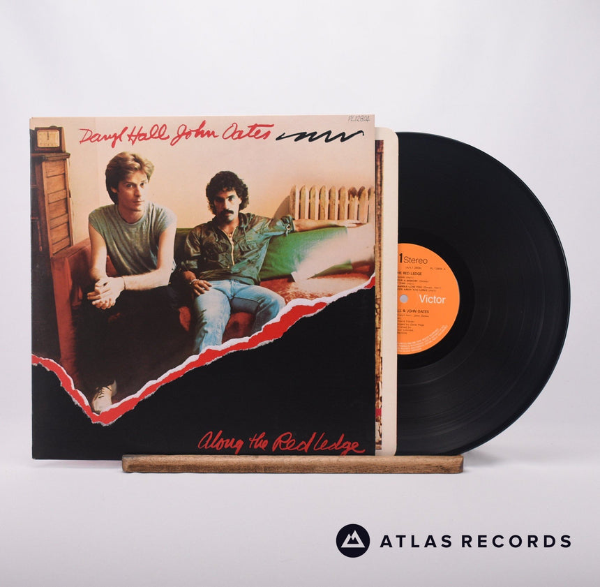 Daryl Hall & John Oates Along The Red Ledge LP Vinyl Record - Front Cover & Record