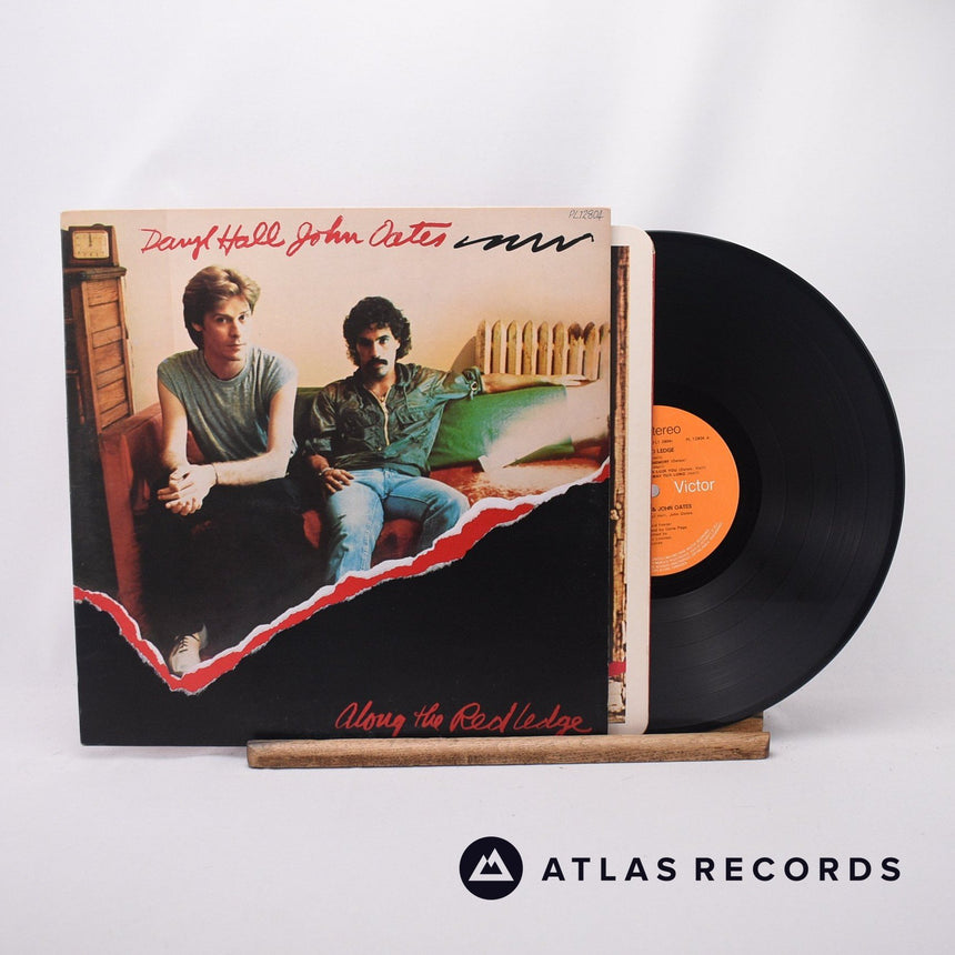 Daryl Hall & John Oates Along The Red Ledge LP Vinyl Record - Front Cover & Record