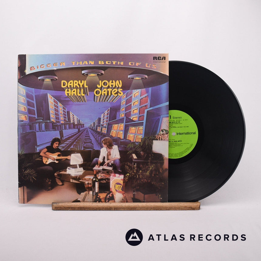 Daryl Hall & John Oates Bigger Than Both Of Us LP Vinyl Record - Front Cover & Record