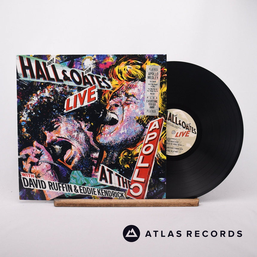 Daryl Hall & John Oates Live At The Apollo LP Vinyl Record - Front Cover & Record