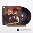 Daryl Hall & John Oates Maneater 7" Vinyl Record - Front Cover & Record