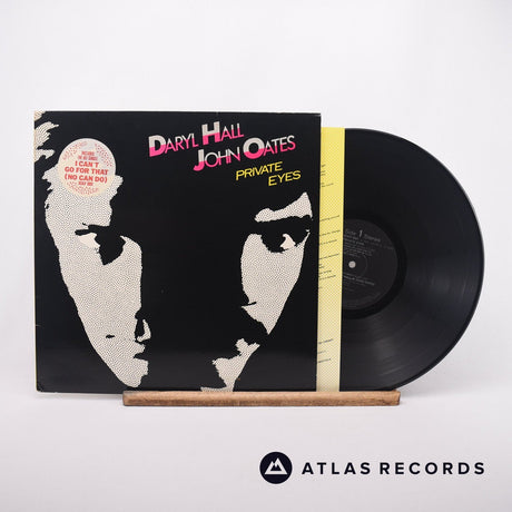 Daryl Hall & John Oates Private Eyes LP Vinyl Record - Front Cover & Record