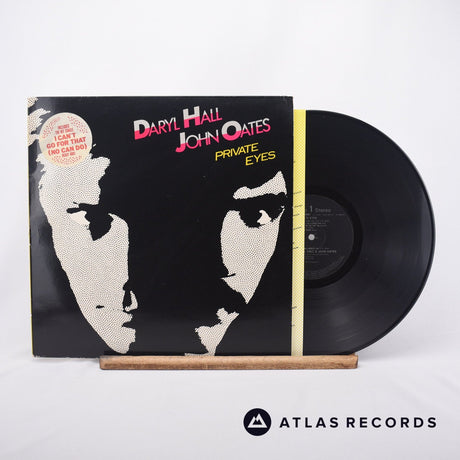 Daryl Hall & John Oates Private Eyes LP Vinyl Record - Front Cover & Record