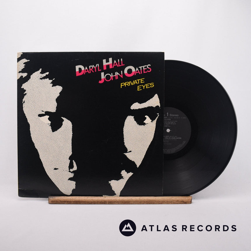 Daryl Hall & John Oates Private Eyes LP Vinyl Record - Front Cover & Record