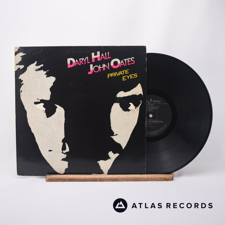Daryl Hall & John Oates Private Eyes LP Vinyl Record - Front Cover & Record