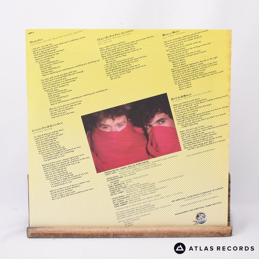 Daryl Hall & John Oates - Private Eyes - LP Vinyl Record - VG+/VG+