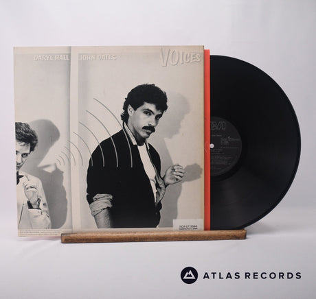 Daryl Hall & John Oates Voices LP Vinyl Record - Front Cover & Record