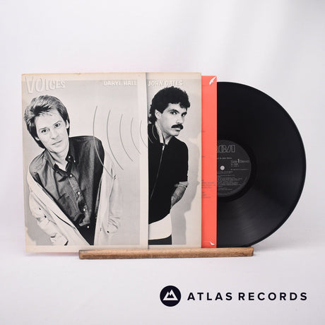 Daryl Hall & John Oates Voices LP Vinyl Record - Front Cover & Record