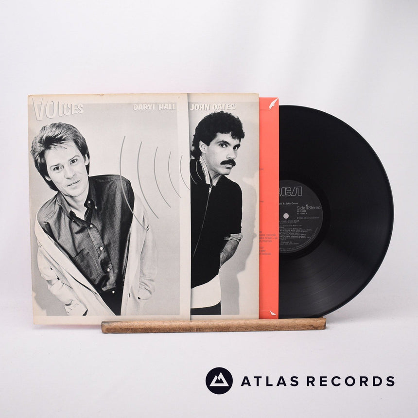 Daryl Hall & John Oates Voices LP Vinyl Record - Front Cover & Record