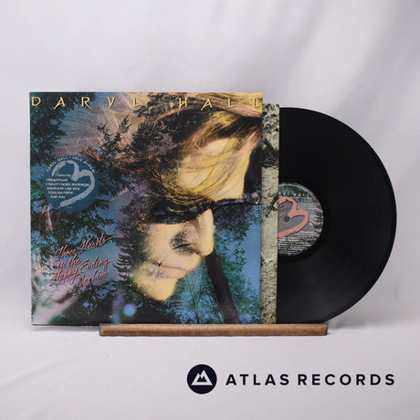 Daryl Hall Three Hearts In The Happy Ending Machine LP Vinyl Record - Front Cover & Record