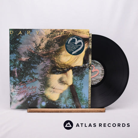 Daryl Hall Three Hearts In The Happy Ending Machine LP Vinyl Record - Front Cover & Record