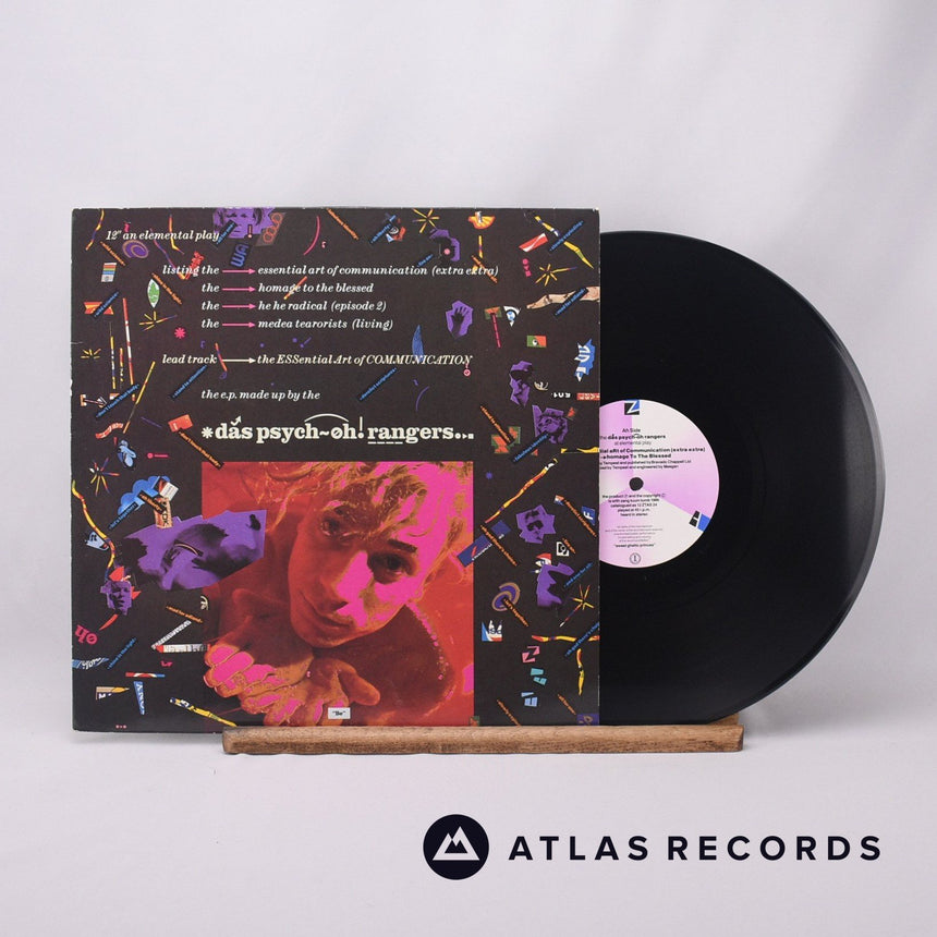 Das Psych-Oh! Rangers The Essential Art Of Communication 12" Vinyl Record - Front Cover & Record