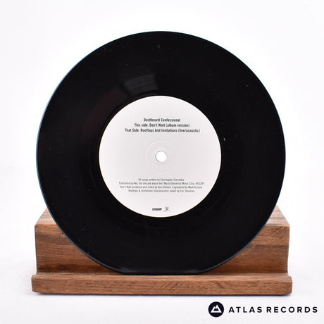 Dashboard Confessional - Don't Wait - Gatefold 7" Vinyl Record - NM/EX