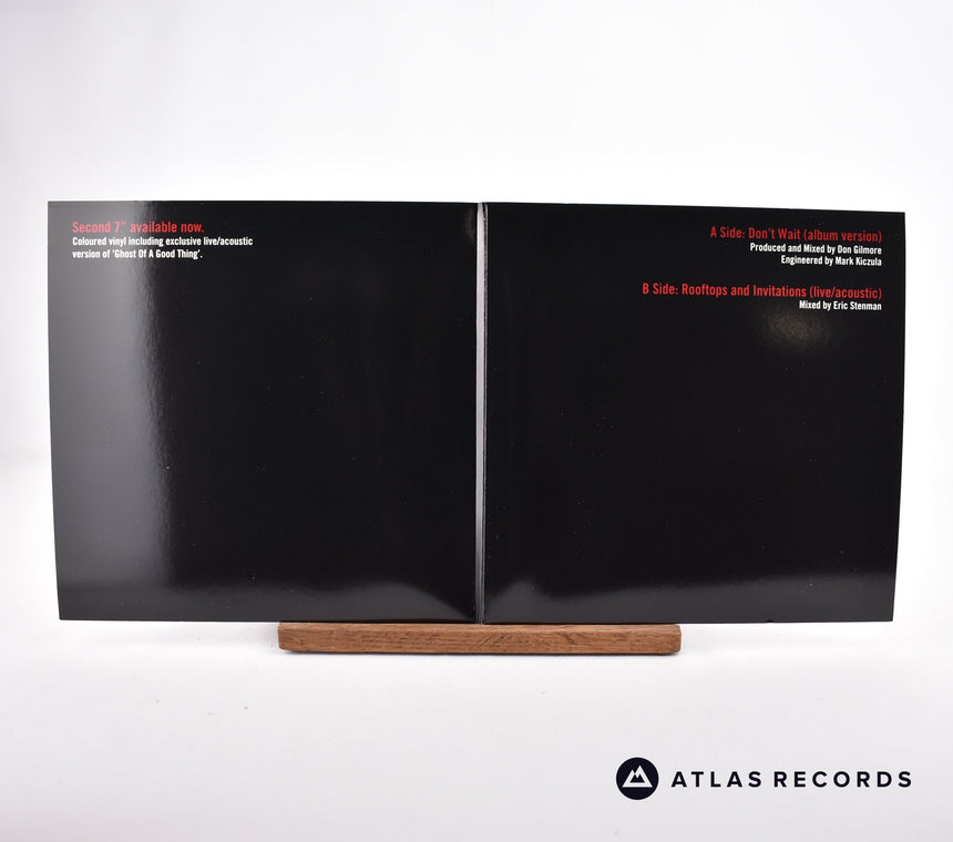 Dashboard Confessional - Don't Wait - Gatefold 7" Vinyl Record - NM/EX