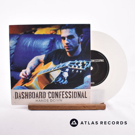 Dashboard Confessional Hands Down 7" Vinyl Record - Front Cover & Record