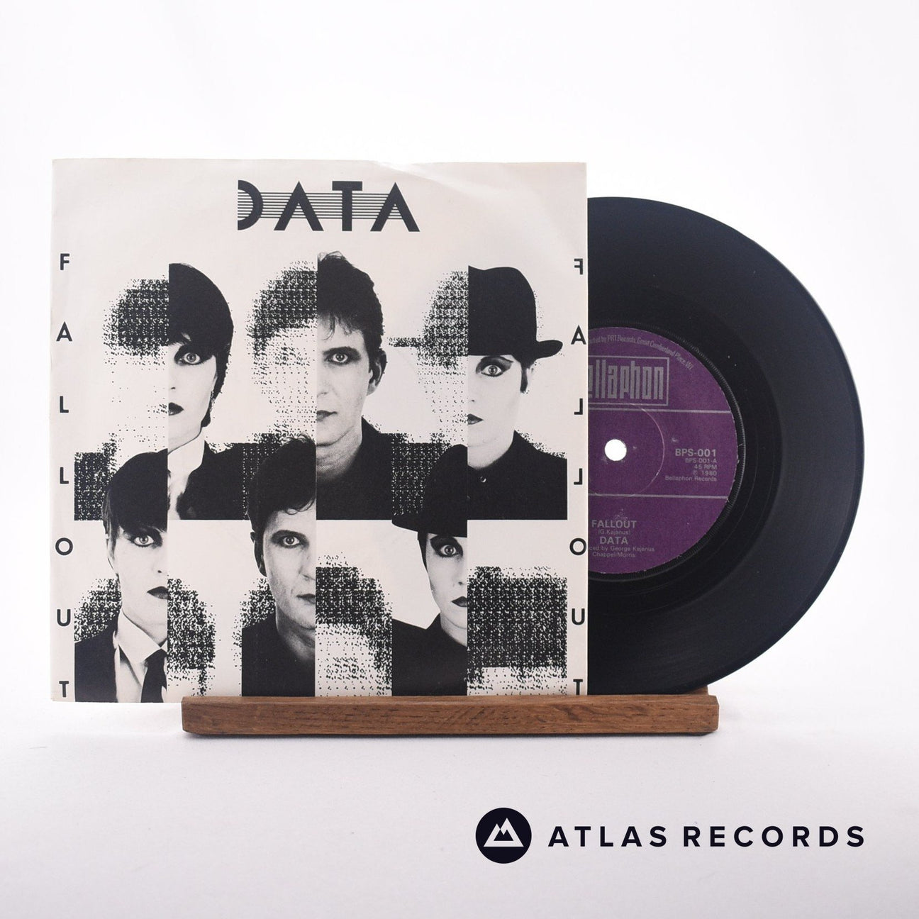 Data Fallout 7" Vinyl Record - Front Cover & Record