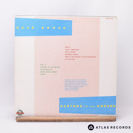 Dave Brock - Earthed To The Ground - Porky A1 B1 LP Vinyl Record - EX/VG+