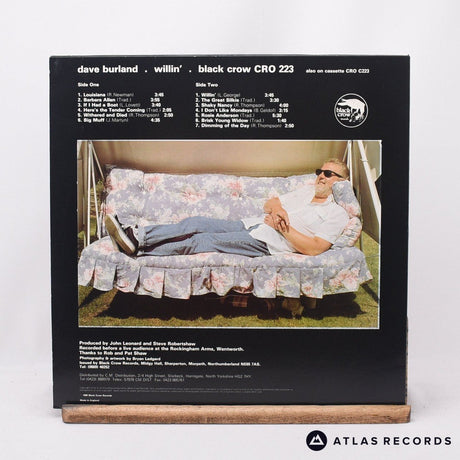 Dave Burland - Willin' - LP Vinyl Record - EX/VG+