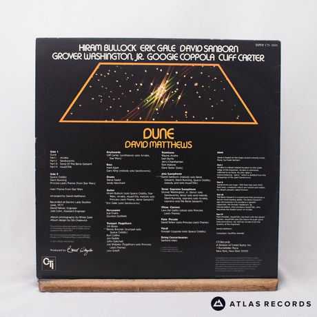 Dave Matthews - Dune - LP Vinyl Record - EX/EX