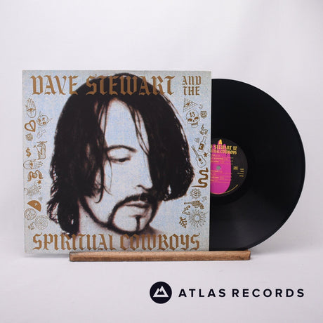Dave Stewart And The Spiritual Cowboys Dave Stewart And The Spiritual Cowboys LP Vinyl Record - Front Cover & Record