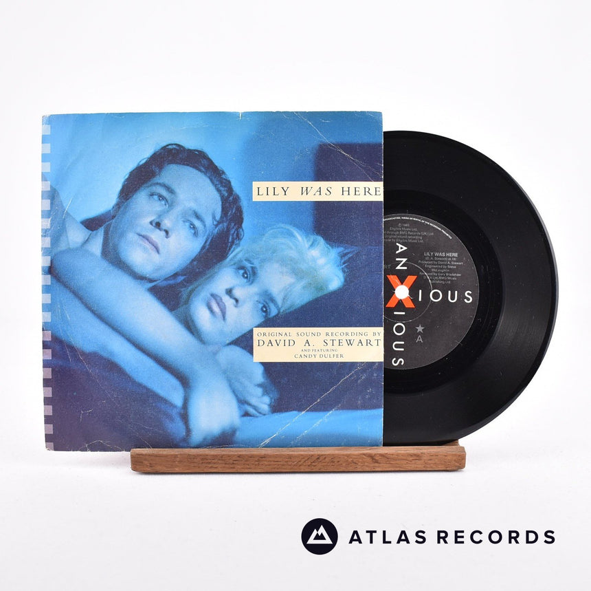David A. Stewart Lily Was Here 7" Vinyl Record - Front Cover & Record