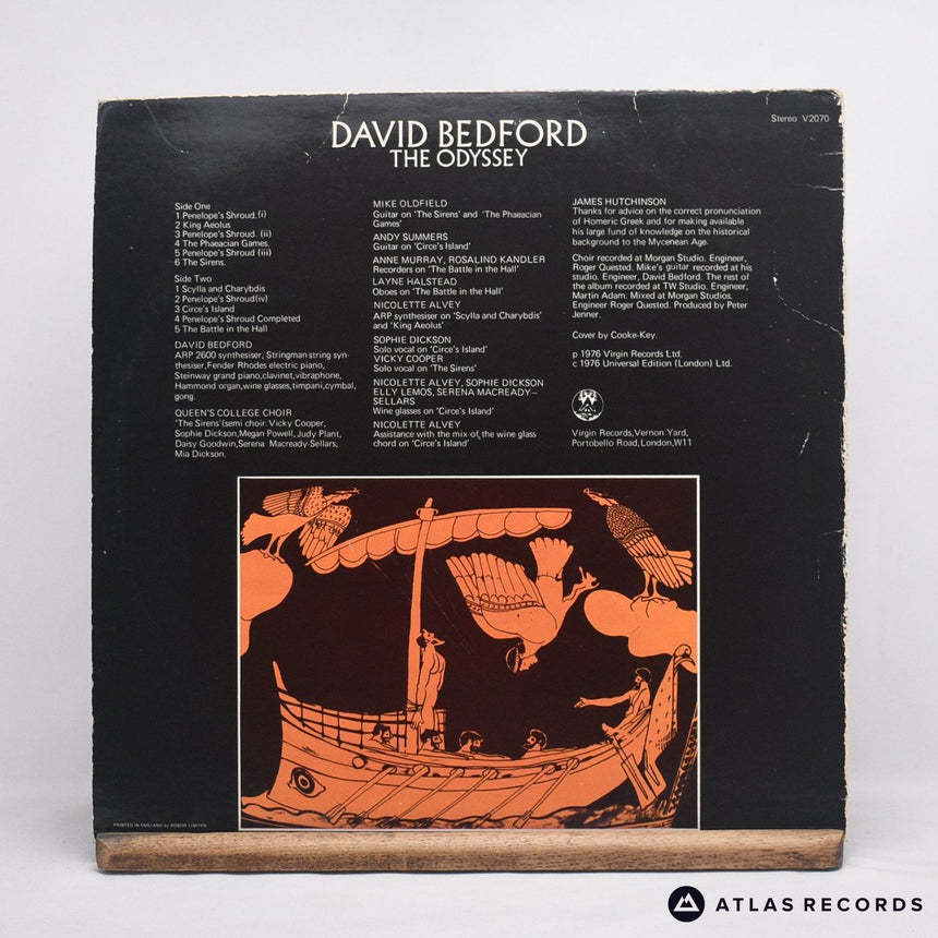 David Bedford - The Odyssey - LP Vinyl Record - VG+/VG+