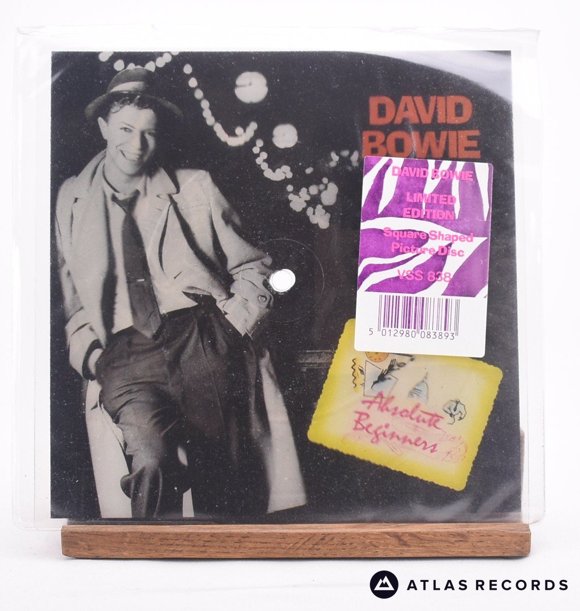 David Bowie Absolute Beginners 7" Vinyl Record - Front Cover & Record