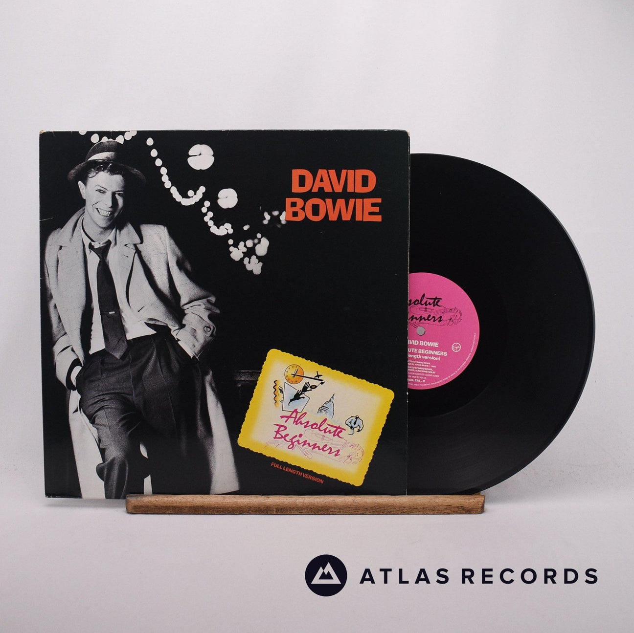 David Bowie Absolute Beginners 12" Vinyl Record - Front Cover & Record