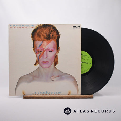 David Bowie Aladdin Sane LP Vinyl Record - Front Cover & Record