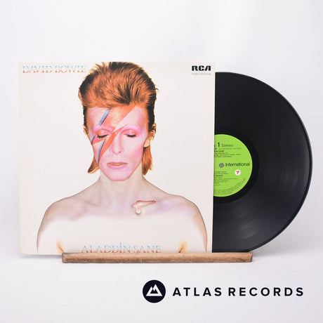 David Bowie Aladdin Sane LP Vinyl Record - Front Cover & Record
