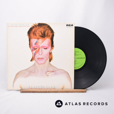David Bowie Aladdin Sane LP Vinyl Record - Front Cover & Record