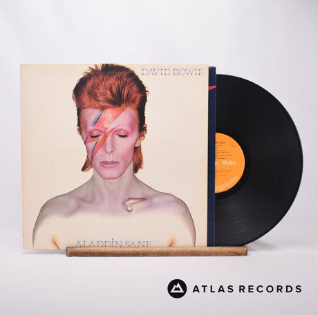 David Bowie Aladdin Sane LP Vinyl Record - Front Cover & Record