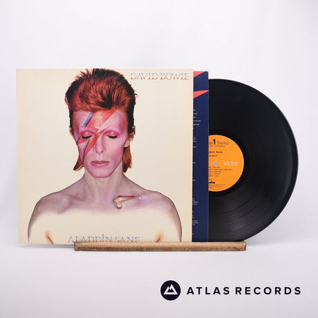 David Bowie Aladdin Sane LP Vinyl Record - Front Cover & Record