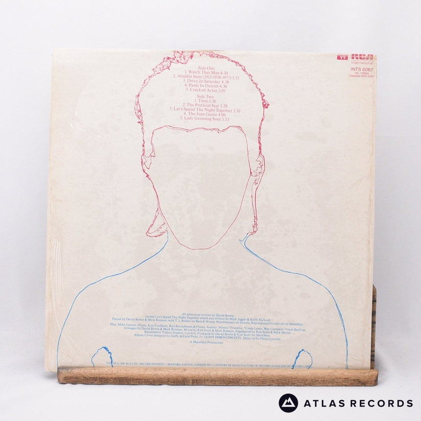 David Bowie - Aladdin Sane - Bilbo A-1 B-2 LP Vinyl Record - VG+/EX