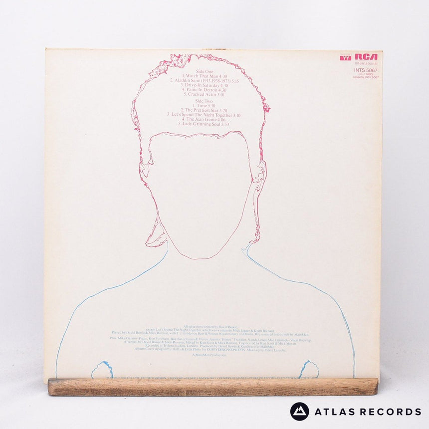 David Bowie - Aladdin Sane - Reissue A-1 B-2 LP Vinyl Record - VG+/EX