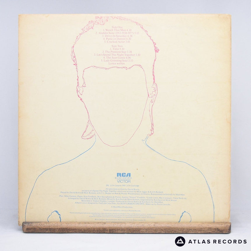 David Bowie - Aladdin Sane - CPRS4543 CPRS4544 LP Vinyl Record - VG+/VG+