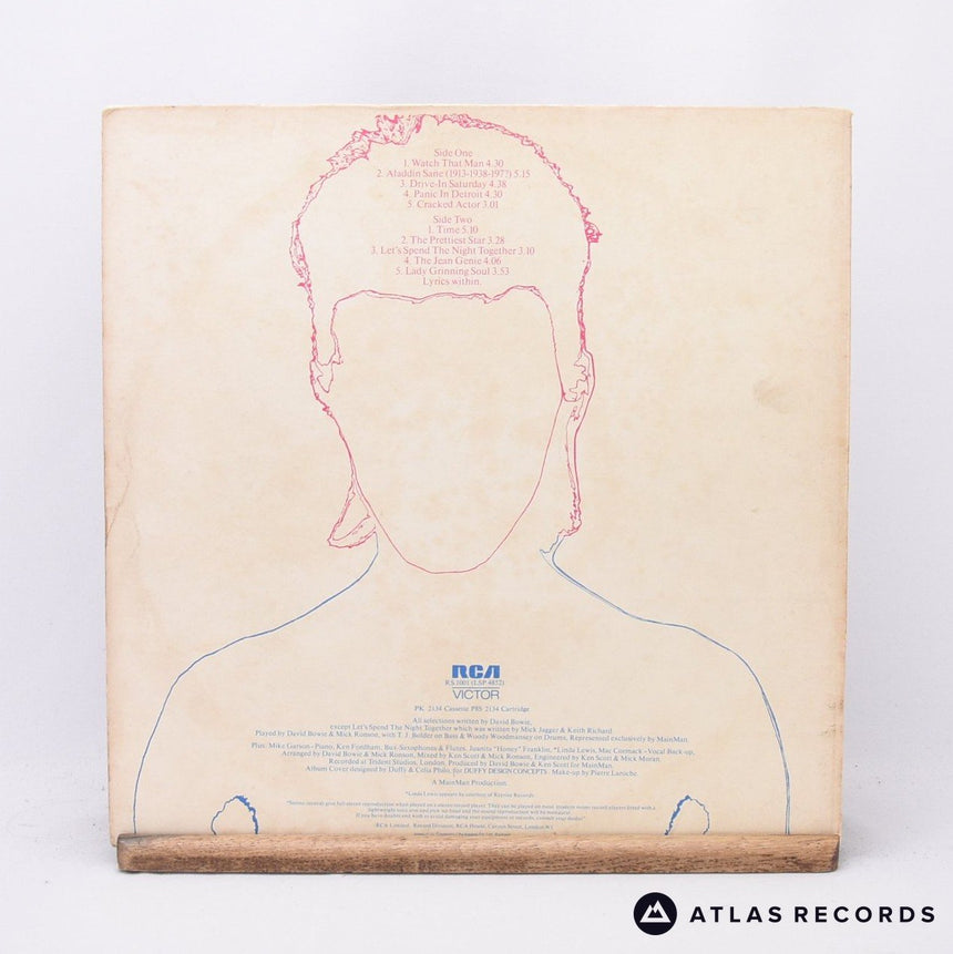 David Bowie - Aladdin Sane - Gatefold 43 44 LP Vinyl Record - VG/VG+