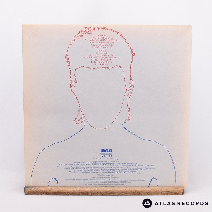 David Bowie - Aladdin Sane - Gatefold LP Vinyl Record - EX/EX