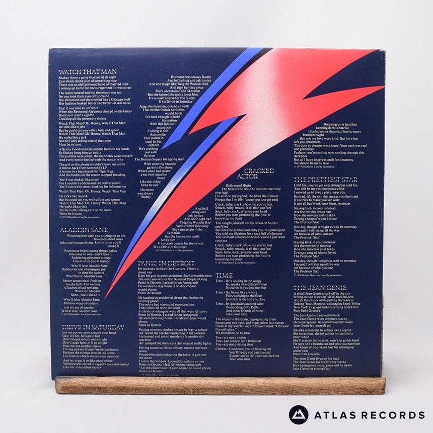 David Bowie - Aladdin Sane - Insert Gatefold A2 A5 LP Vinyl Record - VG+/EX